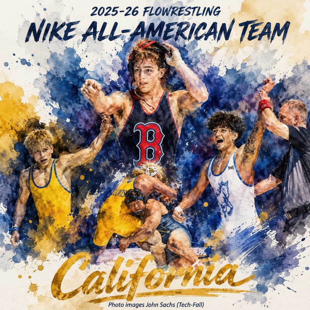 CALIFORNIA’S ELITE: GOLDEN STATE TALENT SHINES ON THE 2025-26 FLOWRESTLING NIKE ALL-AMERICAN TEAM