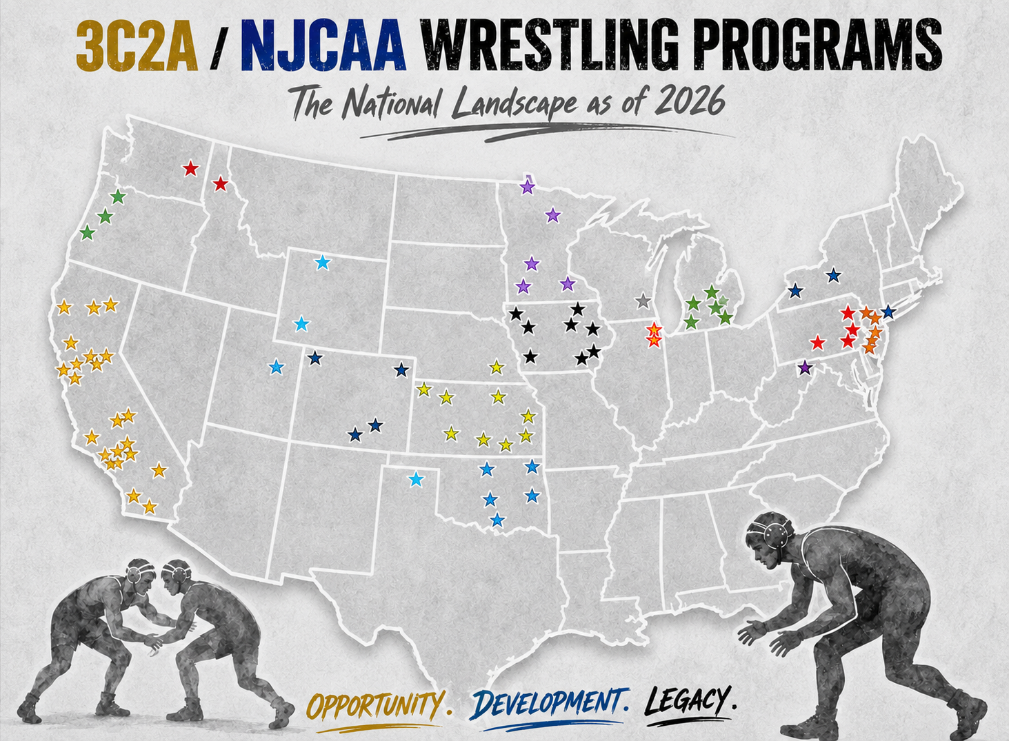The Forgotten Pipeline: Celebrating Six Decades of NJCAA and 3C2A Wrestling Excellence and the Future of Collegiate Opportunity