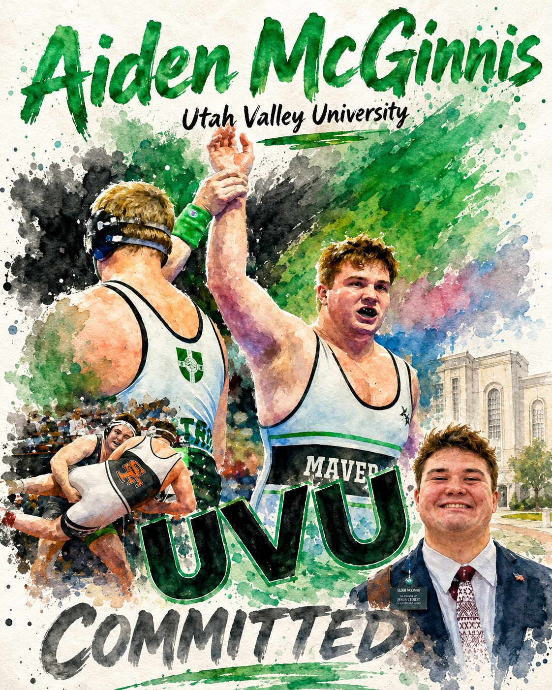 Unfinished Business: Hidden Gem Aiden McGinnis Returns to the Wrestling Circle After Answering a Higher Calling
